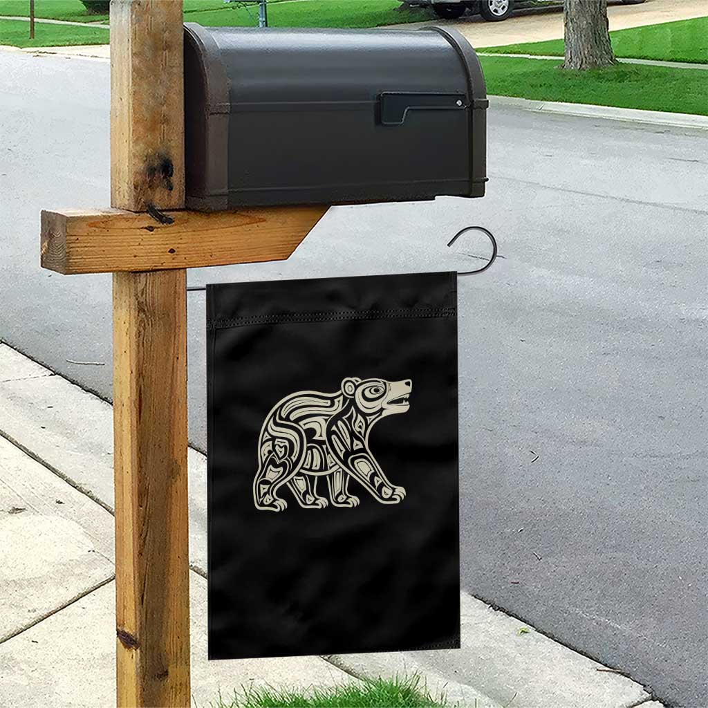 Bear Native Formline Art Salish Haida Tlingit Pacific Animal Garden Flag TS14 Print Your Wear