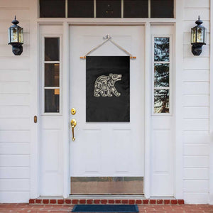Bear Native Formline Art Salish Haida Tlingit Pacific Animal Garden Flag TS14 Print Your Wear