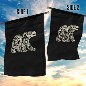 Bear Native Formline Art Salish Haida Tlingit Pacific Animal Garden Flag TS14 Print Your Wear