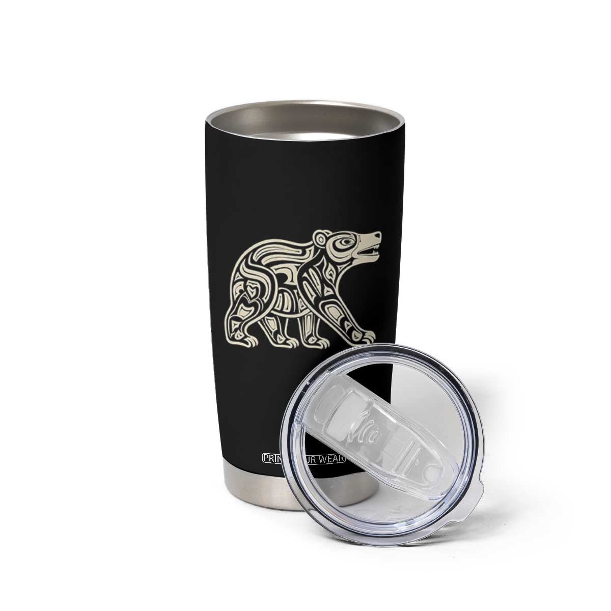 Bear Native Formline Art Salish Haida Tlingit Pacific Animal Tumbler Cup TS14 Print Your Wear