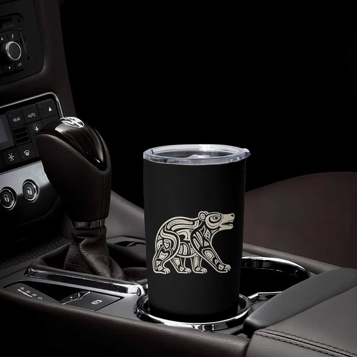 Bear Native Formline Art Salish Haida Tlingit Pacific Animal Tumbler Cup TS14 Print Your Wear