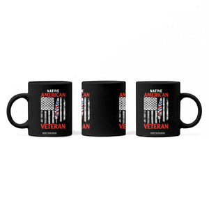 Native American Veteran USA Flag Patriotic Soldier Coffee Mug TS14 Print Your Wear