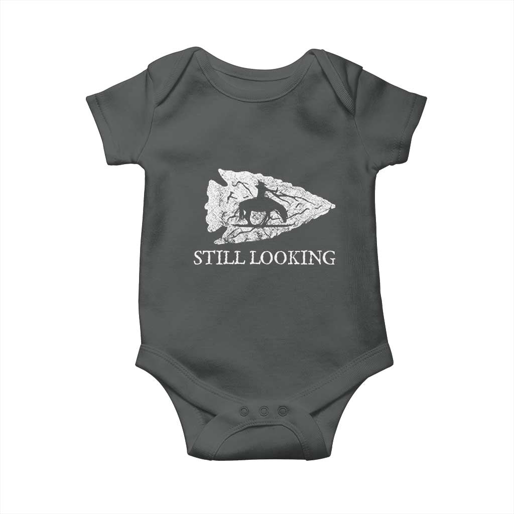 Arrowhead Hunter Native American Baby Onesie Relic Hunter Ancient Artifacts Collection TS14 Dark Heather Print Your Wear