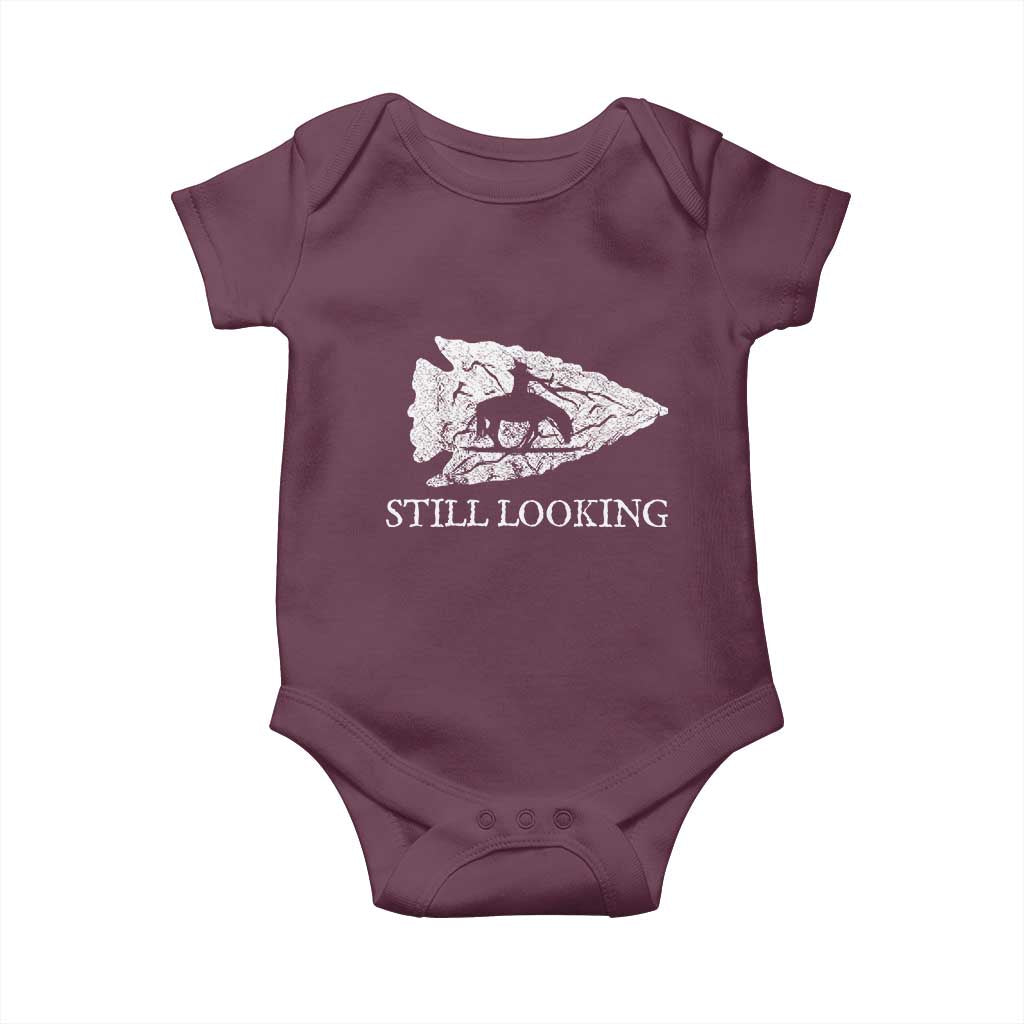 Arrowhead Hunter Native American Baby Onesie Relic Hunter Ancient Artifacts Collection TS14 Maroon Print Your Wear