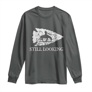Arrowhead Hunter Native American Long Sleeve Shirt Relic Hunter Ancient Artifacts Collection TS14 Dark Heather Print Your Wear
