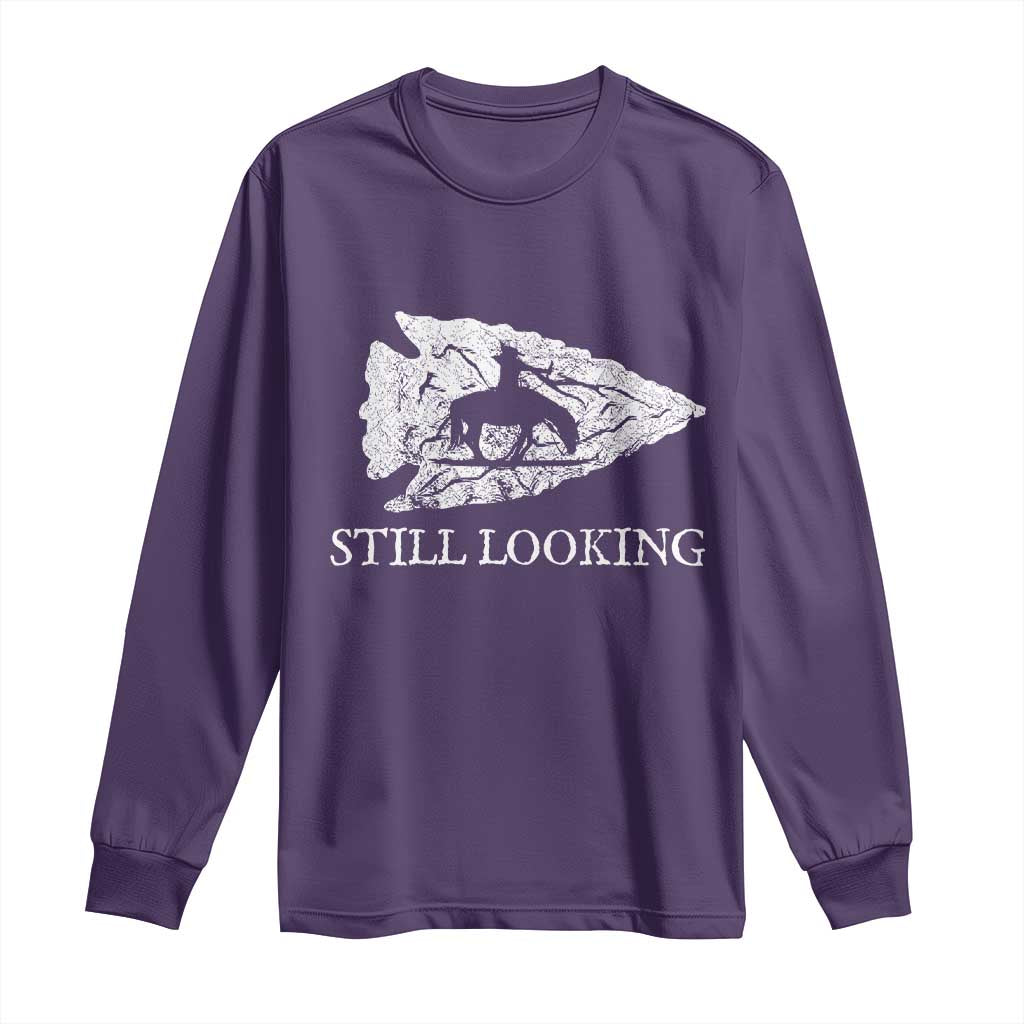 Arrowhead Hunter Native American Long Sleeve Shirt Relic Hunter Ancient Artifacts Collection TS14 Purple Print Your Wear