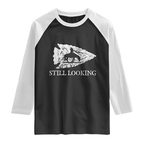 Arrowhead Hunter Native American Raglan Shirt Relic Hunter Ancient Artifacts Collection TS14 Black White Print Your Wear