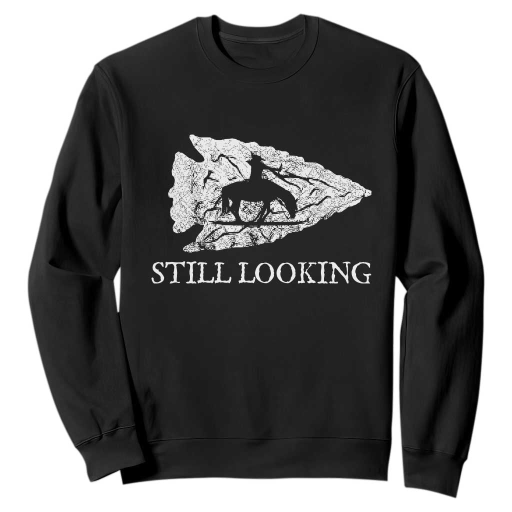 Arrowhead Hunter Native American Sweatshirt Relic Hunter Ancient Artifacts Collection TS14 Black Print Your Wear