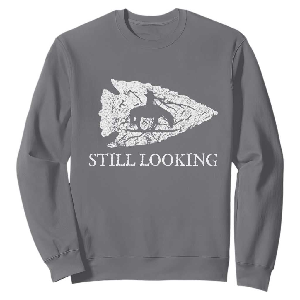 Arrowhead Hunter Native American Sweatshirt Relic Hunter Ancient Artifacts Collection TS14 Charcoal Print Your Wear