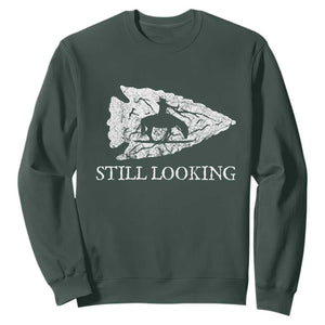 Arrowhead Hunter Native American Sweatshirt Relic Hunter Ancient Artifacts Collection TS14 Dark Forest Green Print Your Wear