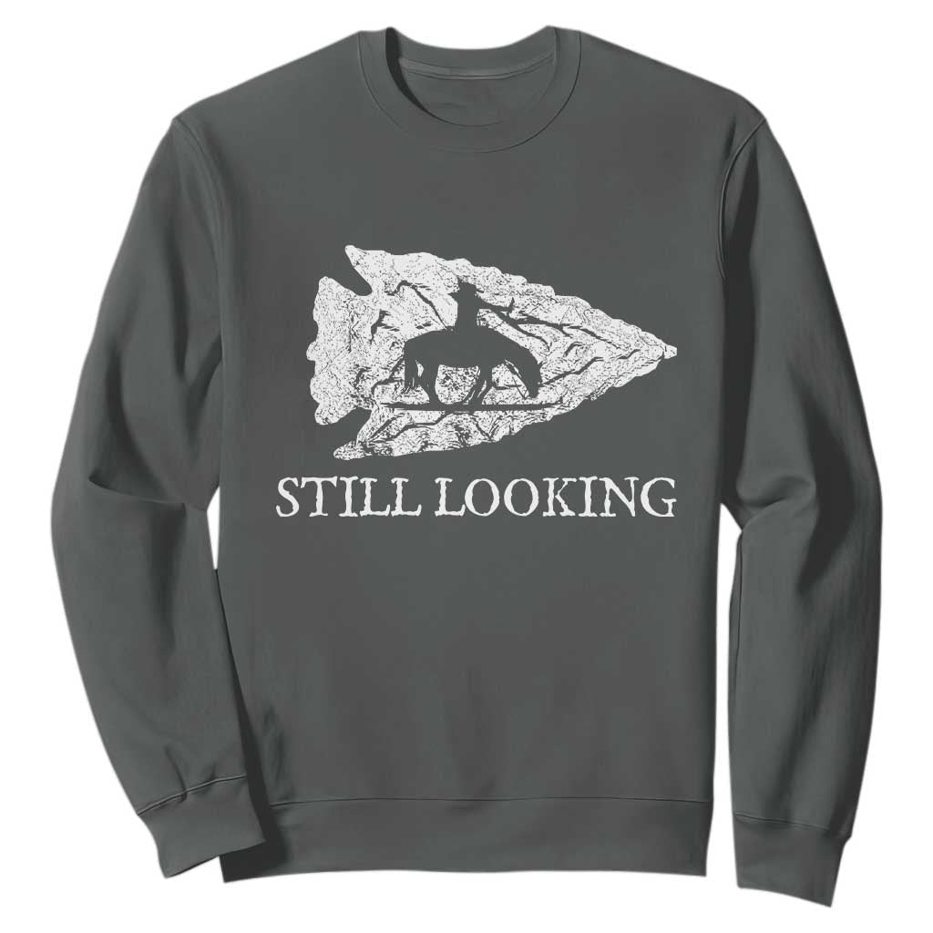 Arrowhead Hunter Native American Sweatshirt Relic Hunter Ancient Artifacts Collection TS14 Dark Heather Print Your Wear