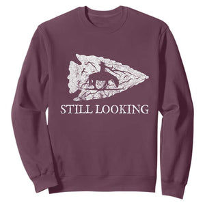 Arrowhead Hunter Native American Sweatshirt Relic Hunter Ancient Artifacts Collection TS14 Maroon Print Your Wear
