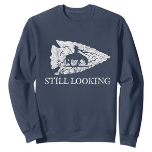 Arrowhead Hunter Native American Sweatshirt Relic Hunter Ancient Artifacts Collection TS14 Navy Print Your Wear