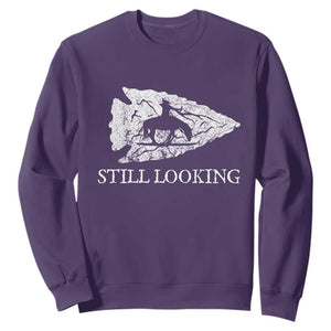 Arrowhead Hunter Native American Sweatshirt Relic Hunter Ancient Artifacts Collection TS14 Purple Print Your Wear