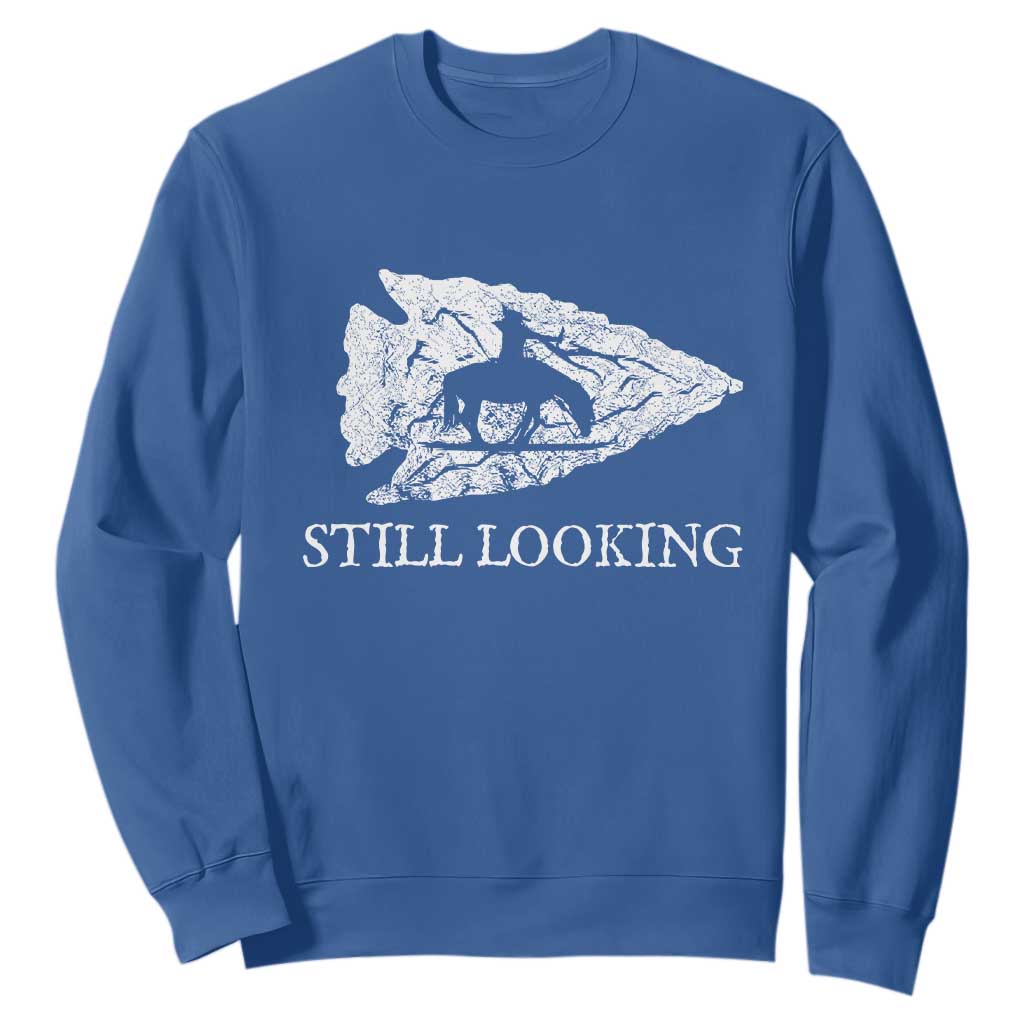 Arrowhead Hunter Native American Sweatshirt Relic Hunter Ancient Artifacts Collection TS14 Royal Blue Print Your Wear