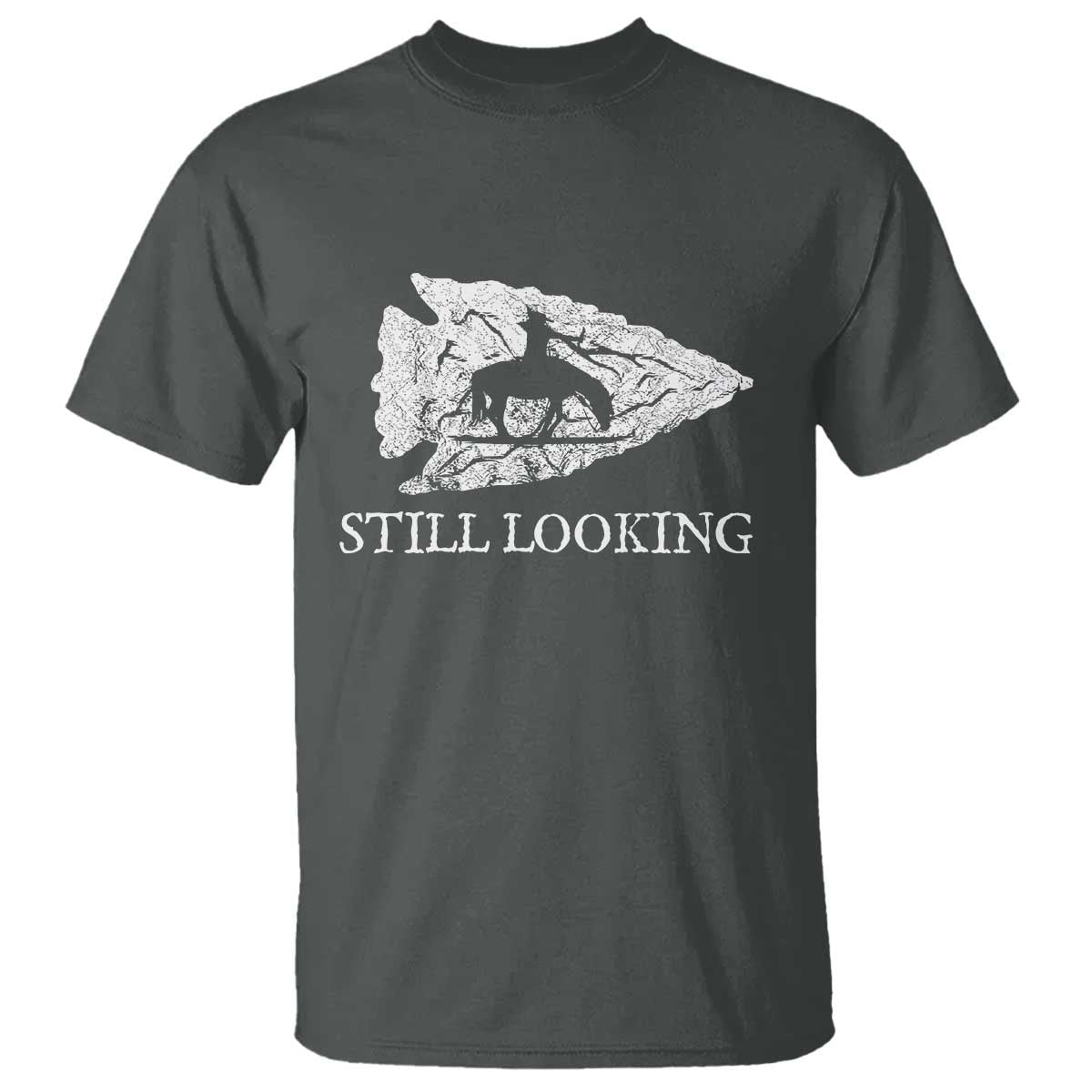 Arrowhead Hunter Native American T Shirt Relic Hunter Ancient Artifacts Collection TS14 Dark Heather Print Your Wear