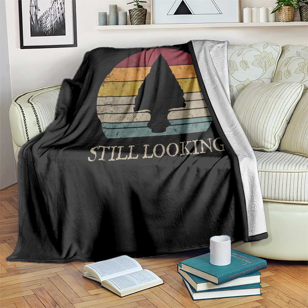 Arrowhead Hunter Native American Throw Blanket Ancient Artifacts Relic Hunting Vintage Sunset TS14 Print Your Wear