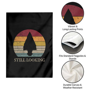 Arrowhead Hunter Native American Garden Flag Ancient Artifacts Relic Hunting Vintage Sunset TS14 Print Your Wear