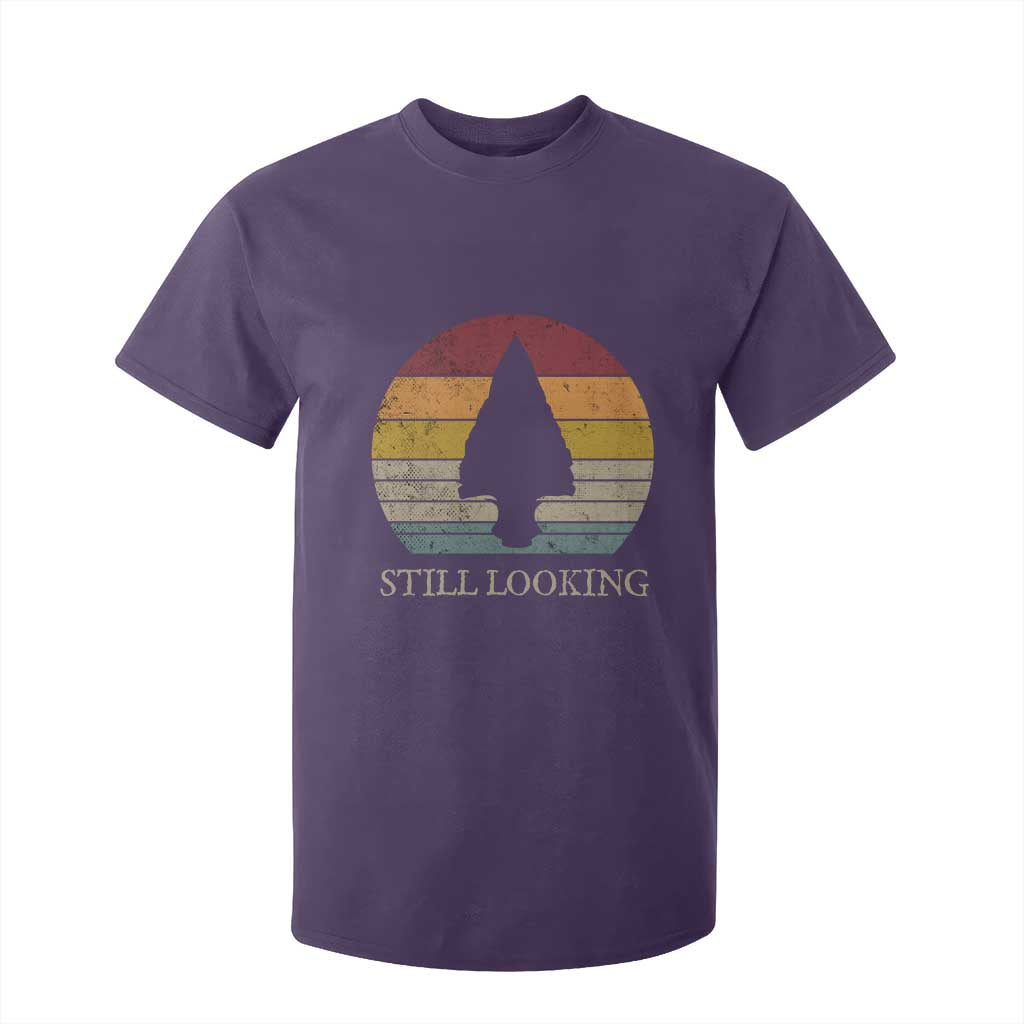 Arrowhead Hunter Native American T Shirt For Kid Ancient Artifacts Relic Hunting Vintage Sunset TS14 Purple Print Your Wear