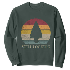 Arrowhead Hunter Native American Sweatshirt Ancient Artifacts Relic Hunting Vintage Sunset TS14 Dark Forest Green Print Your Wear