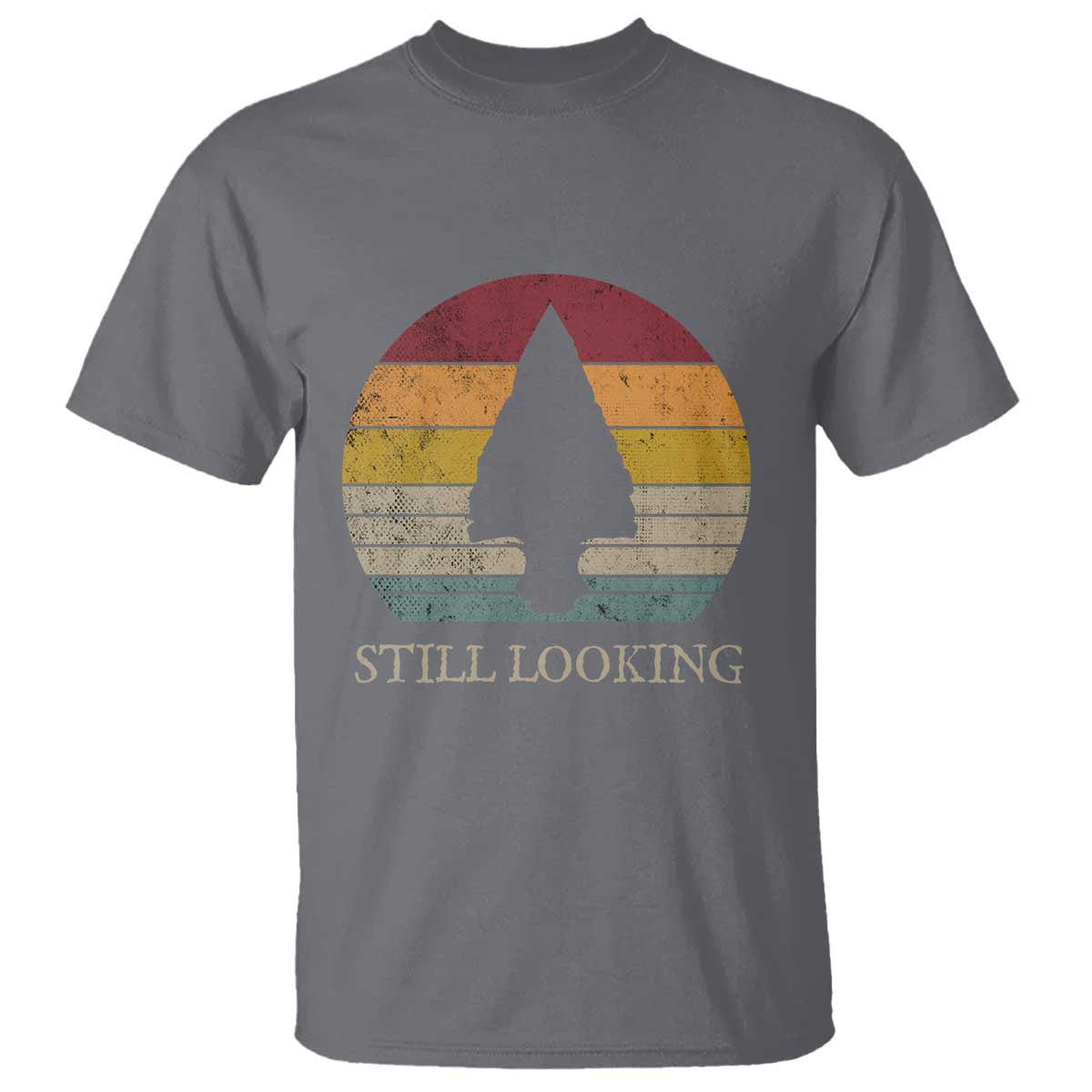 Arrowhead Hunter Native American T Shirt Ancient Artifacts Relic Hunting Vintage Sunset TS14 Charcoal Print Your Wear