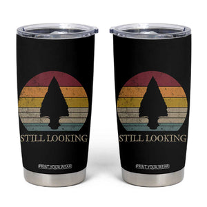 Arrowhead Hunter Native American Tumbler Cup Ancient Artifacts Relic Hunting Vintage Sunset TS14 Black Print Your Wear
