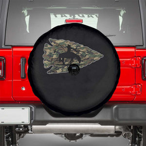 Arrowhead Hunter Native American Camouflage USA Flag Spare Tire Cover TS14 Black Print Your Wear