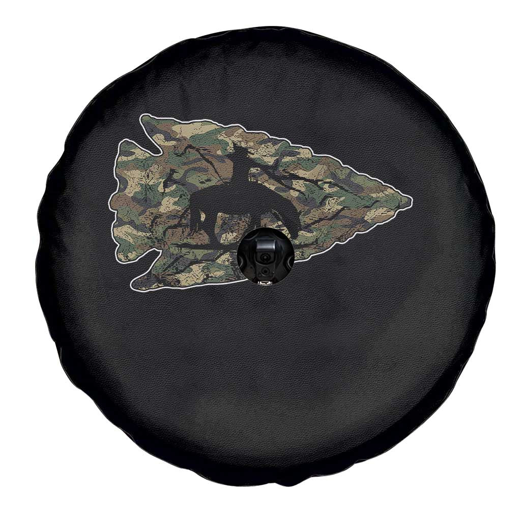 Arrowhead Hunter Native American Camouflage USA Flag Spare Tire Cover TS14 Print Your Wear