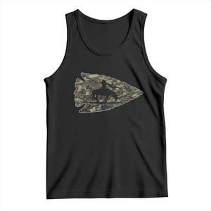 Arrowhead Hunter Native American Camouflage USA Flag Tank Top TS14 Black Print Your Wear