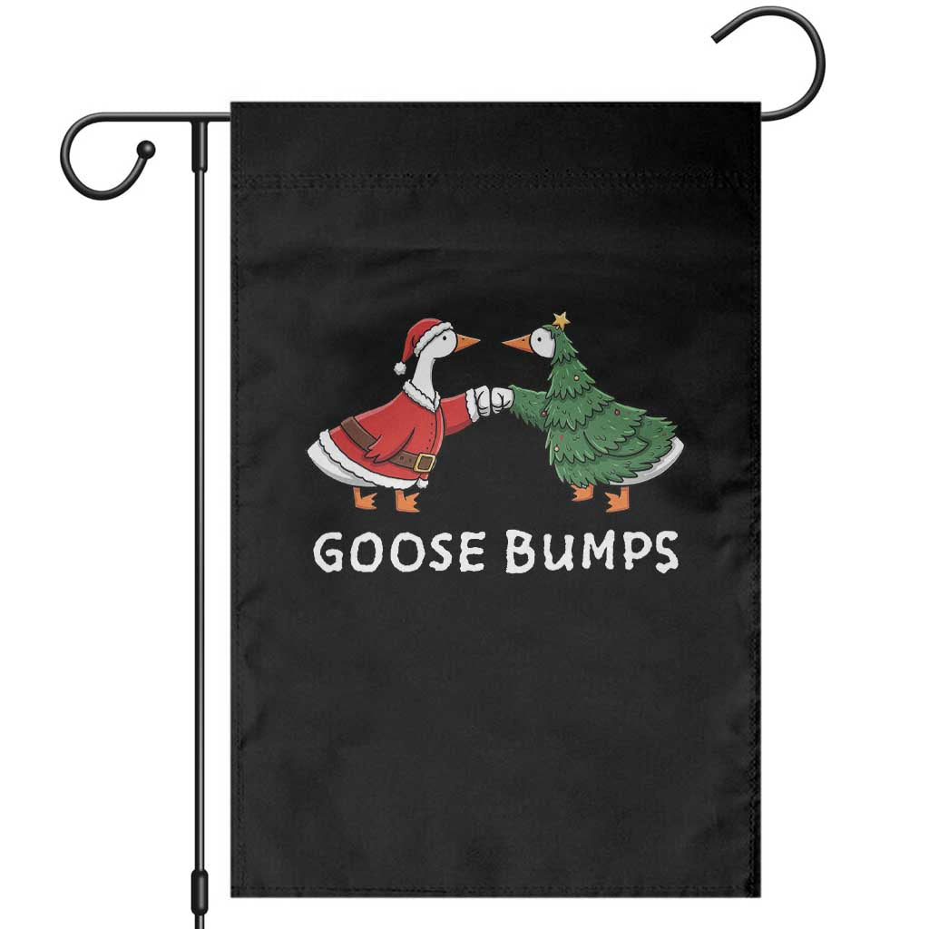 Christmas Goose Bumps Holiday Season Garden Flag TS14 Black Print Your Wear