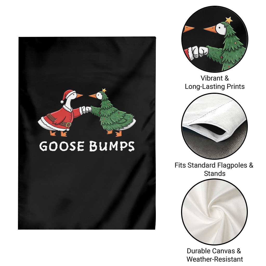 Christmas Goose Bumps Holiday Season Garden Flag TS14 Print Your Wear