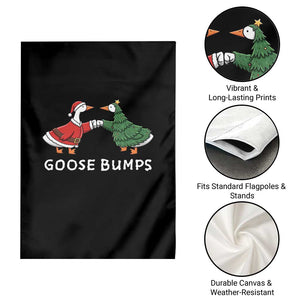 Christmas Goose Bumps Holiday Season Garden Flag TS14 Print Your Wear