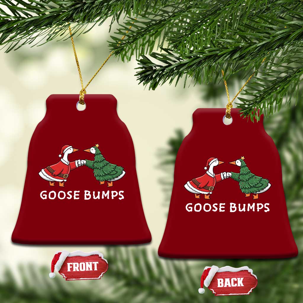Christmas Goose Bumps Holiday Season Ceramic Ornament TS14 Print Your Wear