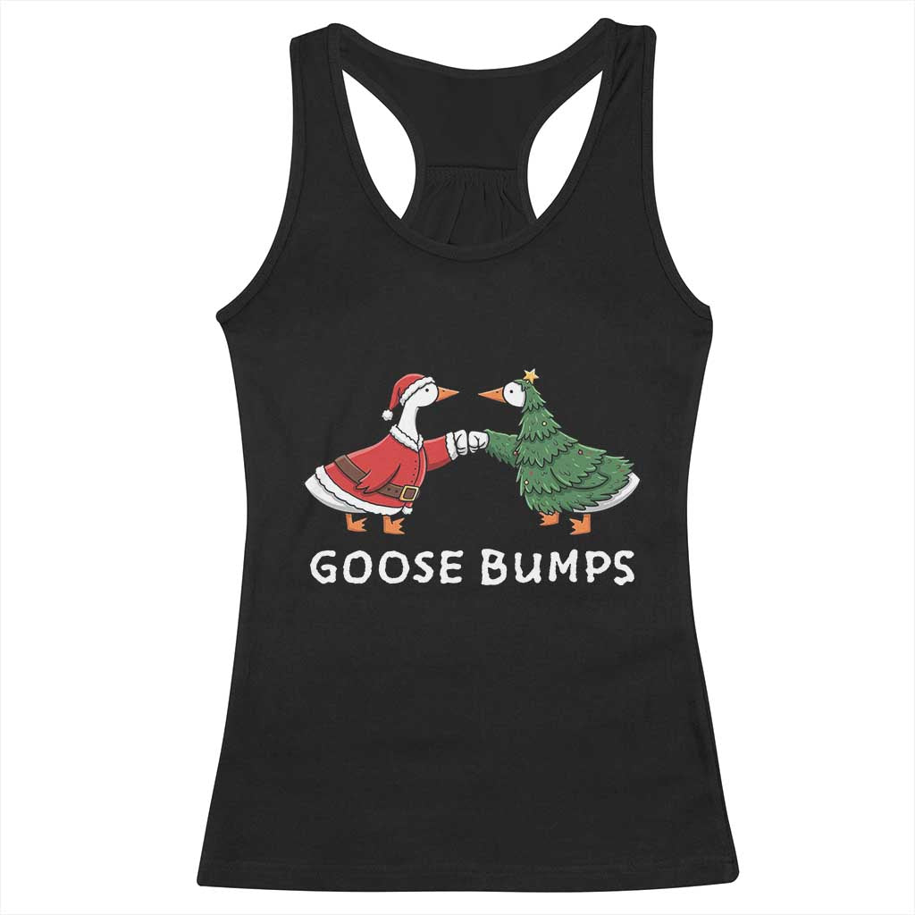 Christmas Goose Bumps Holiday Season Racerback Tank Top TS14 Black Print Your Wear