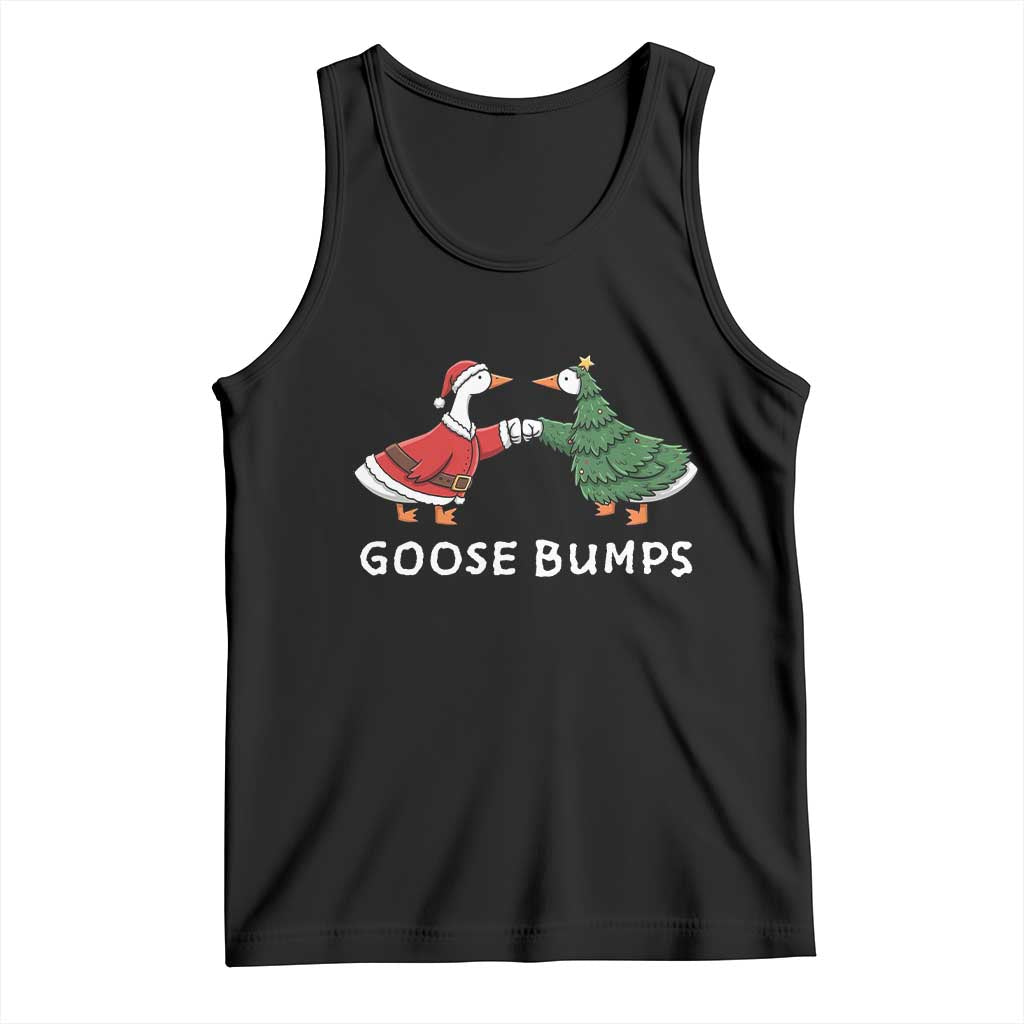 Christmas Goose Bumps Holiday Season Tank Top TS14 Black Print Your Wear