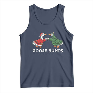 Christmas Goose Bumps Holiday Season Tank Top TS14 Navy Print Your Wear