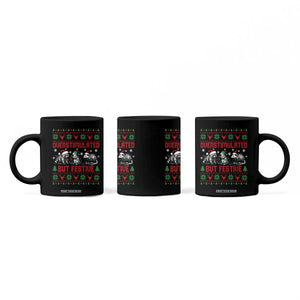 Possum Christmas Coffee Mug Funny Overstimulated But Festive TS14 Print Your Wear