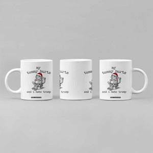 Funny Frog Christmas Coffee Mug My Tummy Hurts And I Hate Trump TS14 Print Your Wear