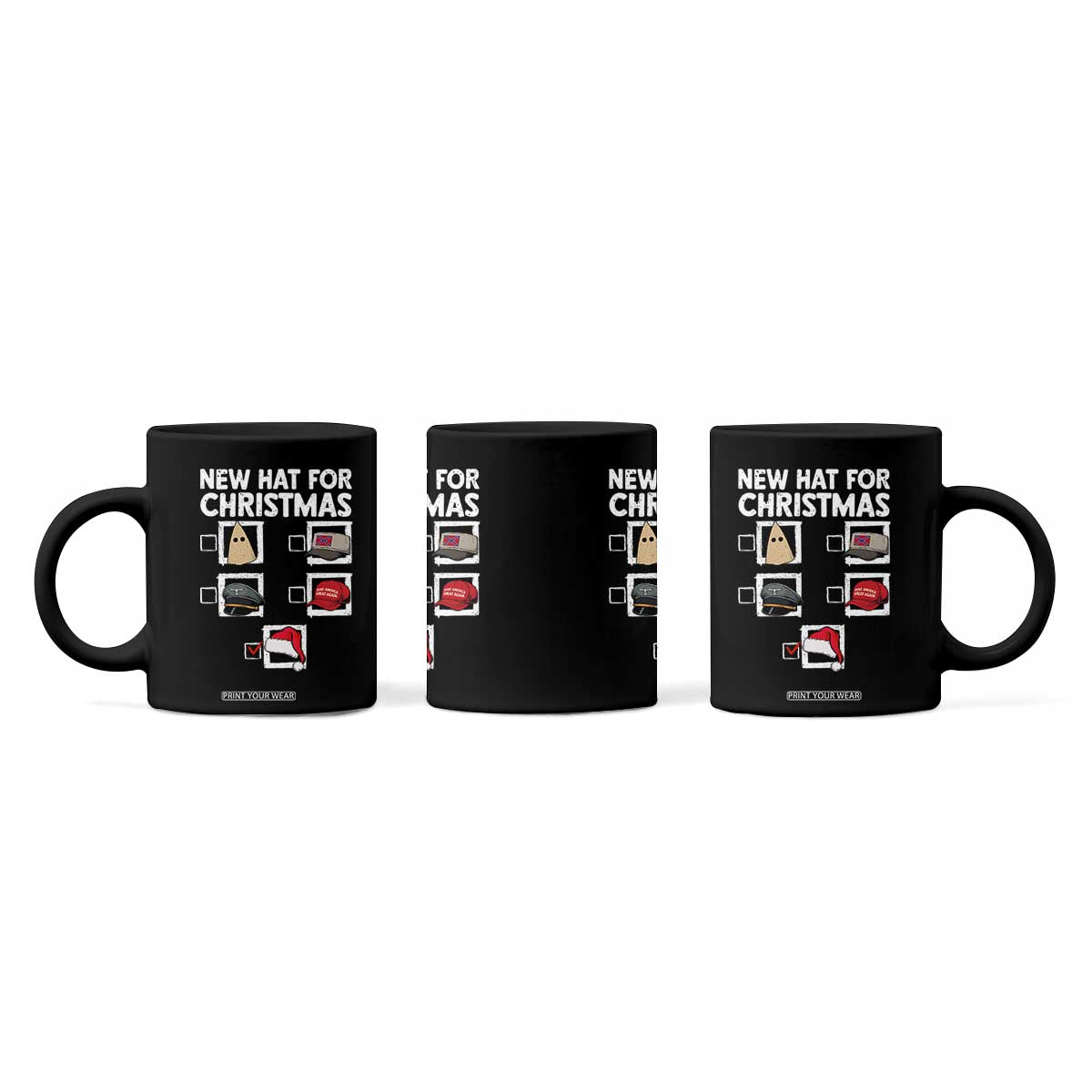 Funny Political Christmas Coffee Mug Old Hat New Hat TS14 Print Your Wear