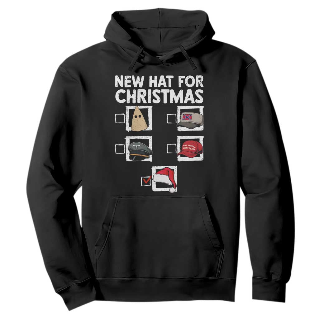 Funny Political Christmas Hoodie Old Hat New Hat TS14 Black Print Your Wear