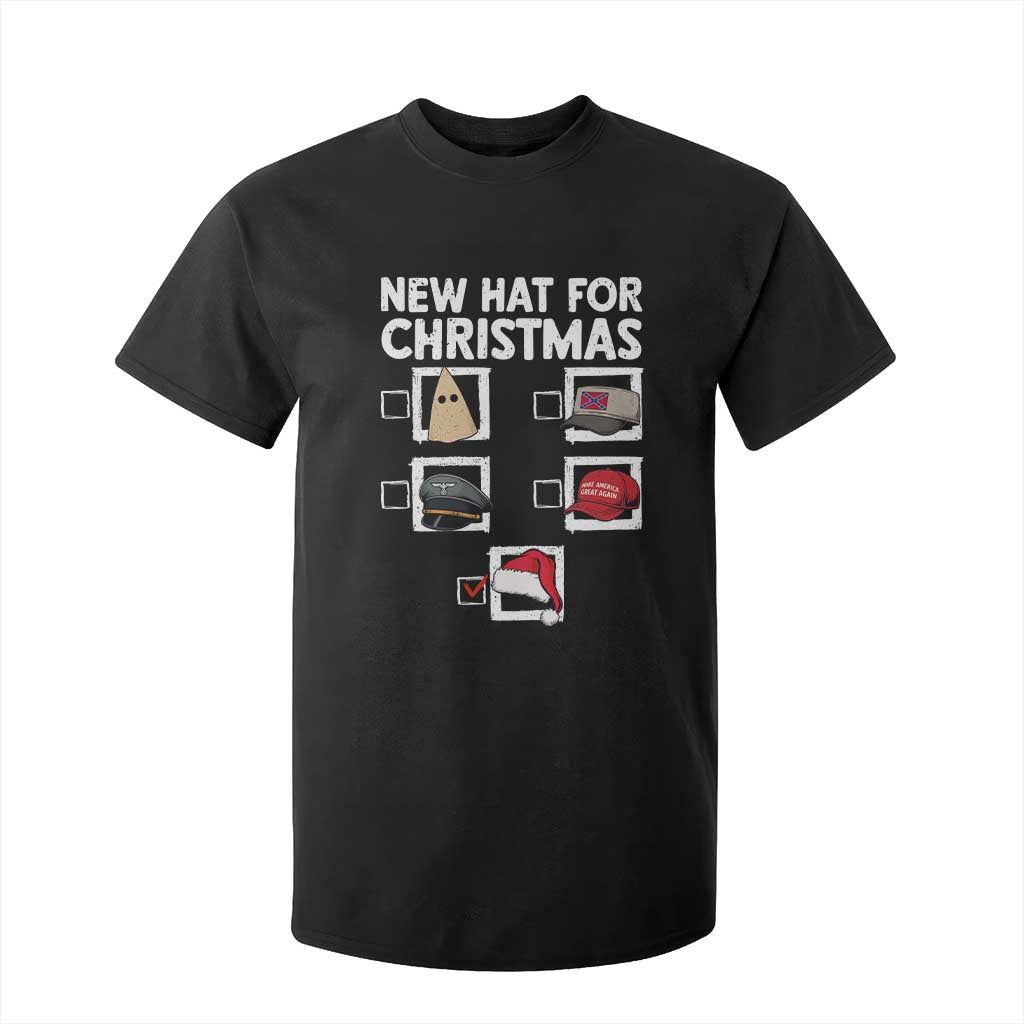 Funny Political Christmas T Shirt For Kid Old Hat New Hat TS14 Black Print Your Wear