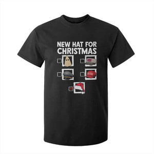 Funny Political Christmas T Shirt For Kid Old Hat New Hat TS14 Black Print Your Wear