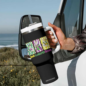 Mardi Gras Goose Tumbler With Handle Just A Mardi Goose TS14 Print Your Wear