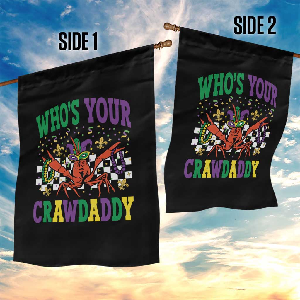 Mardi Gras Crawfish Garden Flag Who Is Your Crawdaddy TS14 Print Your Wear