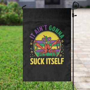 Mardi Gras Crawfish Garden Flag It Ain't Gonna Suck Itself TS14 Print Your Wear