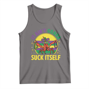 Mardi Gras Crawfish Tank Top It Ain't Gonna Suck Itself TS14 Deep Heather Print Your Wear