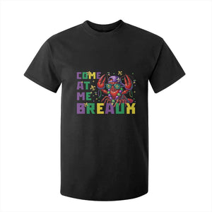 Mardi Gras Crawfish T Shirt For Kid Come At Me Breaux TS14 Black Print Your Wear