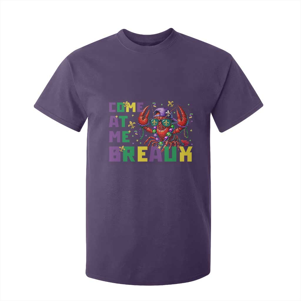 Mardi Gras Crawfish T Shirt For Kid Come At Me Breaux TS14 Purple Print Your Wear