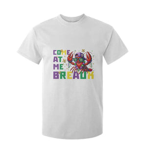 Mardi Gras Crawfish T Shirt For Kid Come At Me Breaux TS14 White Print Your Wear
