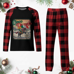Cinco de Mayo Battle of Puebla Plaid Pajama Set Mexican Victory History 1862 TS14 Buffalo Plaid Print Your Wear